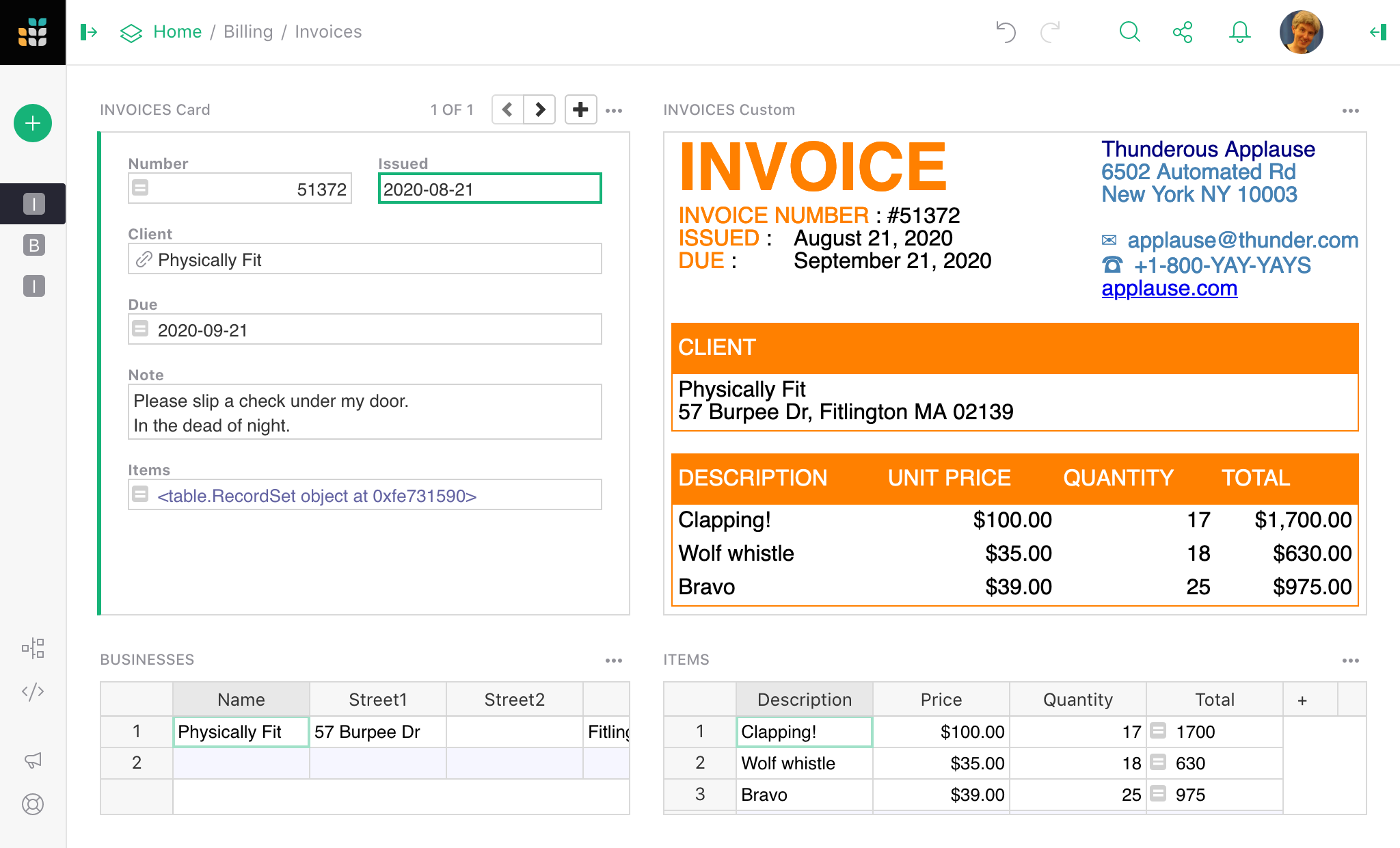 Invoice